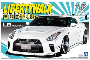 Aoshima 55908 1/24 LB Works: Nissan R35 GT-R Type 1.5 2-Door Car