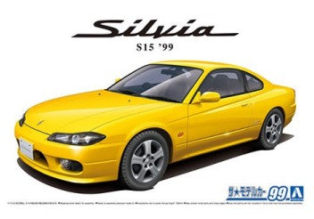 Aoshima 56790 1/24 1999 Nissan S15 Silvia Spec.R 2-Door Car