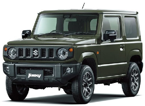 Aoshima 57773 1/32 Suzuki Jimny Jeep (Snap Molded in Dark Green)