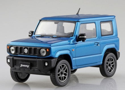 Aoshima 57780 1/32 Suzuki Jimny Jeep (Snap Molded in Metallic Blue)