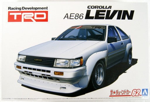 Aoshima 57988 1/24 1983 Toyota AE86 Corolla Levin 2-Door Car