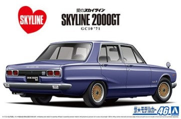 Aoshima 58367 1/24 1971 Nissan Skyline GC10 2000GT 2-Door Car