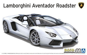 Aoshima 58664 1/24 2012 Lamborghini Aventador Roadster Sports Car