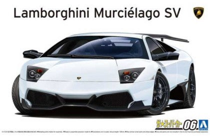 Aoshima 59012 1/24 2009 Lamborghini Murcielago SV Sports Car
