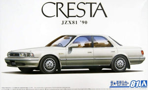 Aoshima 59258 1/24 1990 Toyota JZX81 Cresta 2.5 Super 4-Door Car