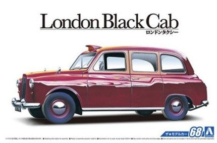 Aoshima 59678 1/24 1968 FX4 London Black Taxi Cab