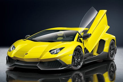 Aoshima 59821 1/24 2013 Lamborghini Aventador LP720-4 50th Anniversary Sports Car