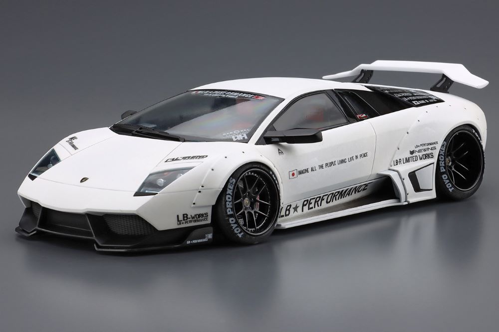 Aoshima 59920 1/24 LB Works: Lamborghini Murcielago Limited 20 Version 1 Sports Car (New Tool)