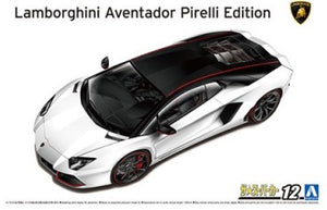 Aoshima 61213 1/24 2014 Lamborghini Aventador Pirelli Edition Sports Car