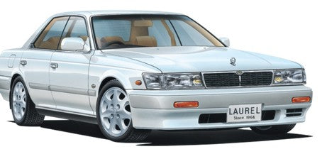 Aoshima 61282 1/24 1991 Nissan HC33 Laurel Medalist Club-L 4-Door Car