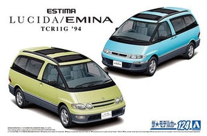 Aoshima 61350 1/24 1994 Toyota TCR11G Estima Lucida/Emina Minivan (2 Kits)