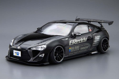 Aoshima 61879 1/24 2012 Toyota GT86 GReddy & Rocket Bunny Volk Racing Version Car