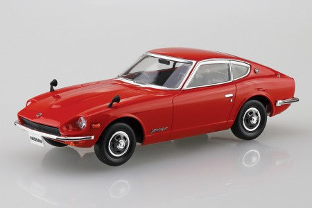 Aoshima 62562 1/32 Nissan S30 Fairlady Z Car (Snap Molded in Red)