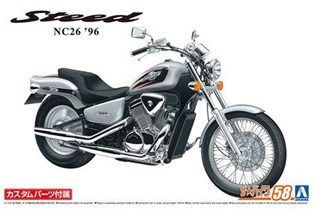 Aoshima 62685 1/12 1996 Honda Speed NC26 VSE Motorcycle w/Custom Parts