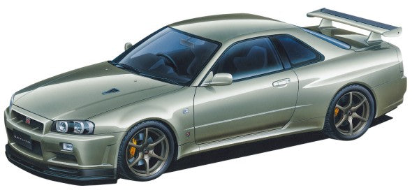 Aoshima 62753 1/24 2002 Nissan BNR34 Skyline GT-R 2-Door Sedan