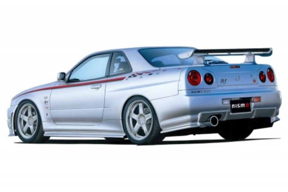 Aoshima 66072 1/24 2004 Nissan BNR34 Skyline GT-R Nismo 2-Door Car