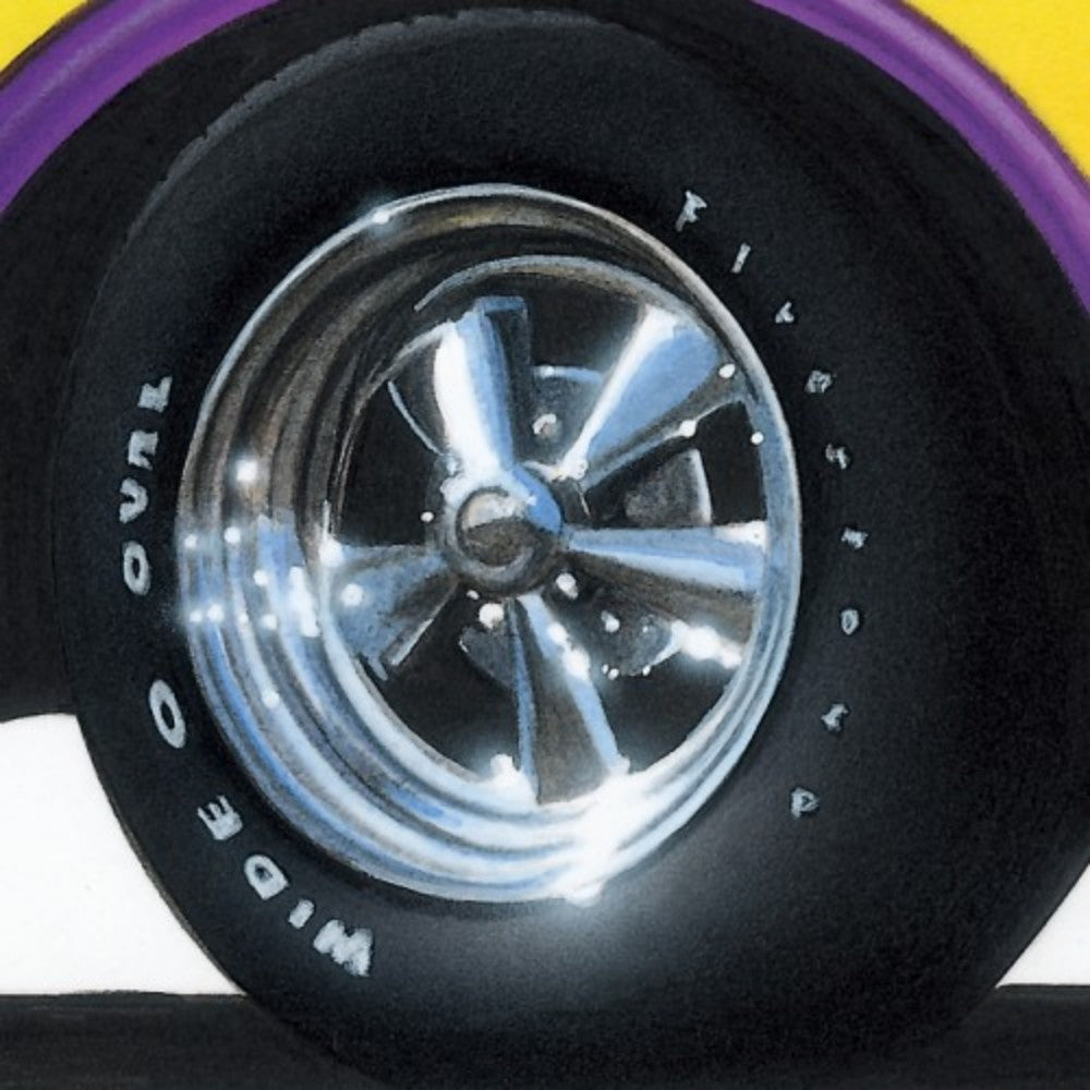 Aoshima 66249 1/24 American SS 15" Tire & Wheel Set (4)