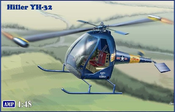 Amp Kits 48005 1/48 Hiller YH32 Hornet US Ultra Light Helicopter