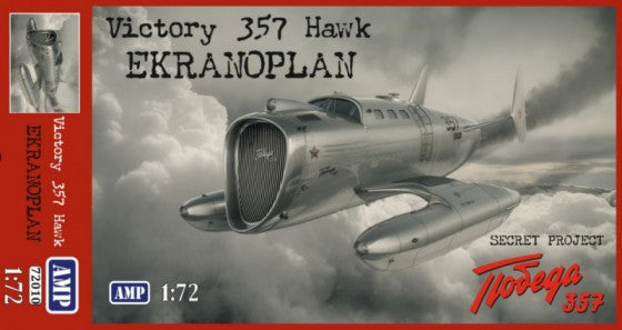Amp Kits 72010 1/72 Victory 357 Hawk Ekranoplan Secret Project Aircraft