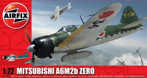 Airfix 1005 1/72 Mitsubishi A6M2b Zero Aircraft