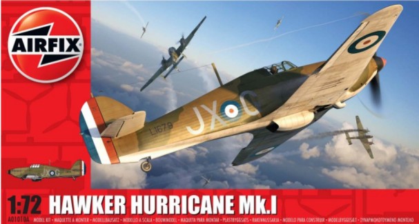 Airfix 1010 1/72 Hawker Hurricane Mk I Aircraft