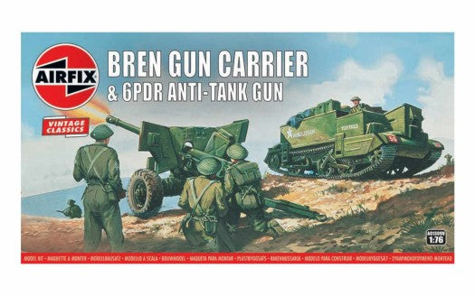 Airfix 1309 1/76 Bren Gun Carrier & 6 Pdr Anti-Tank Gun
