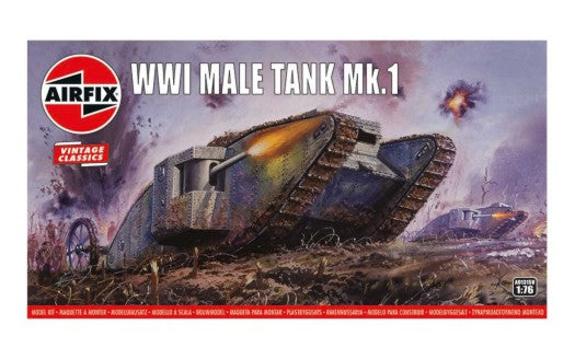 Airfix 1315 1/76 WWI Male Tank