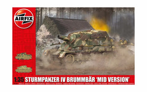 Airfix 1376 1/35 Sturmpanzer IV Brummbar Mid Version Tank