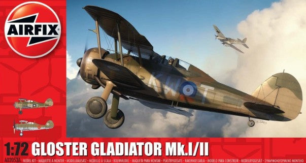 Airfix 2052 1/72 Gloster Gladiator Mk I/II BiPlane Fighter