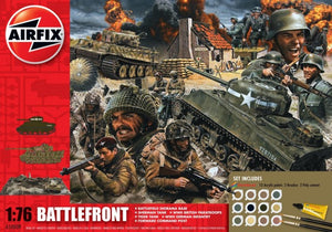 Airfix 50009 1/76 D-Day Battlefront Diorama Gift Set w/paint & glue