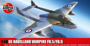 Airfix 6108 1/48 DeHavilland Vampire FB5/FB9 Fighter