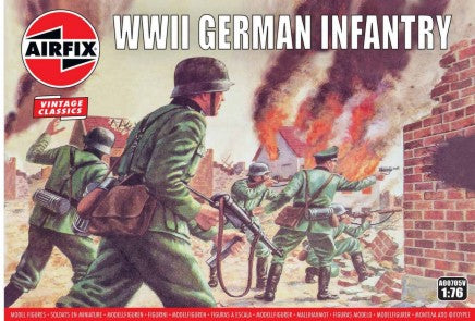 Airfix 705 1/76 WWII German Infantry Figure Set (48)