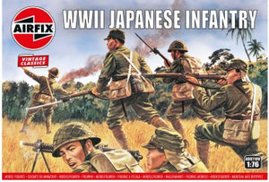 Airfix 718 1/76 WWII Japanese Infantry Figure Set (48)