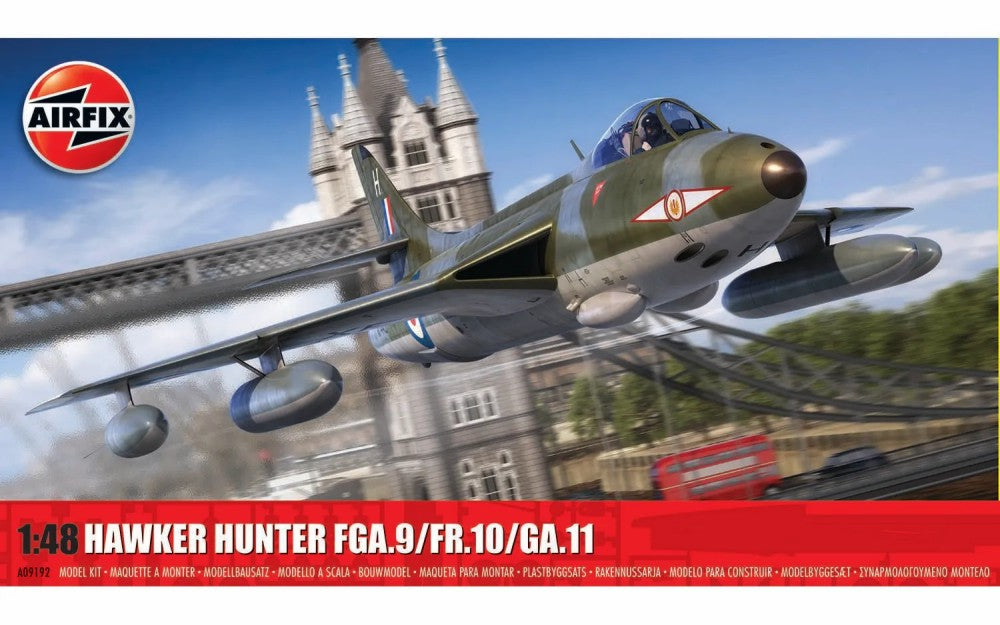 Airfix 9192 1/48 Hawker Hunter FG9/FR10/GA11 Aircraft