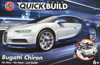 Airfix J6044 Quick Build Bugatti Chiron Car (Snap)