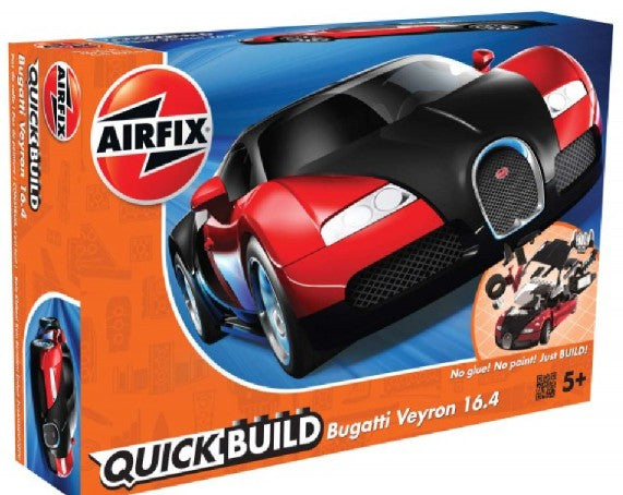 Airfix J6020 Quick Build Bugatti Veyron 16.4 Car (Snap)