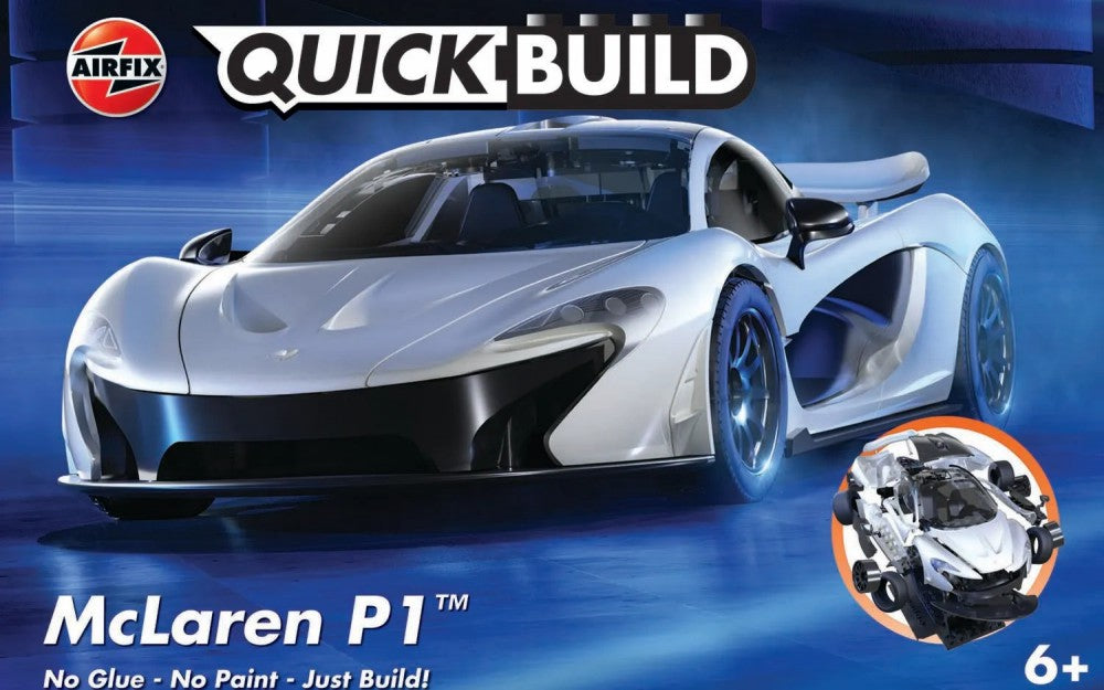 Airfix J6028 Quick Build McLaren P1 Car (White) (Snap)