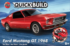 Airfix J6035 Quick Build 1968 Ford Mustang GT Car (Snap)