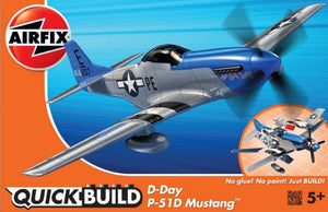 Airfix J6046 Quick Build P51D Mustang D-Day Fighter (Snap)