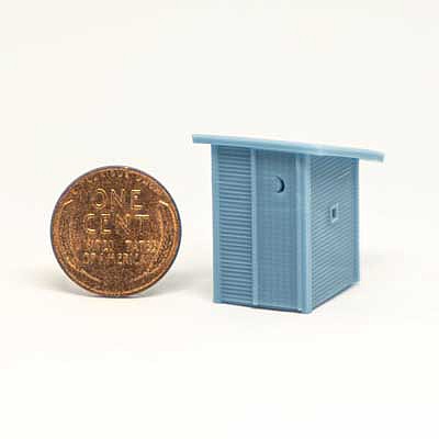 All Scale Miniatures 871943 HO Scale WPA-Style Outhouse