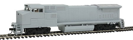 Atlas Model Railroad 10001810 HO Scale GE Dash 8-40BW - Standard DC - Master(R) Silver -- Undecorated (Gull-Wing Cab, Ditch Lights)