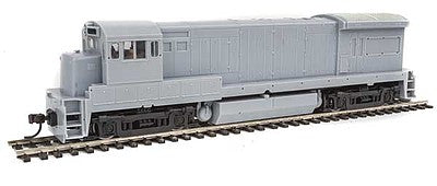 Atlas Model Railroad 10002315 HO Scale GE U33/36B - Standard DC - Master(R) Silver -- Undecorated (Early Phase, AAR-B Trucks)