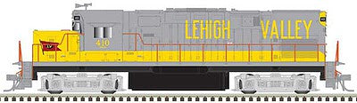 Atlas Model Railroad 10002968 HO Scale Alco C420 Phase 1 Low-Nose, Dynamic Brakes - ESU LokSound and DCC - Master G -- Lehigh Valley 407 (gray, yellow, Flag Logo)
