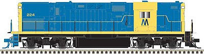 Atlas Model Railroad 10002979 HO Scale Alco C420 Phase 2B High-Nose, No Dynamic Brakes - ESU LokSound and DCC - Mas -- Long Island #224 (As-Delivered; blue, yellow)