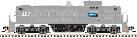 Atlas Model Railroad 10003007 HO Scale Alco RS1 - LokSound and DCC - Classic Gold -- Long Island 467 (Early 1950s, gray, blue)