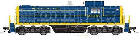 Atlas Model Railroad 10003013 HO Scale Alco RS1 - LokSound and DCC - Classic Gold -- Santa Fe 2399 (blue, yellow)