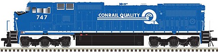 Atlas Model Railroad 10003145 HO Scale GE Dash 8-40CW - LokSound and DCC - Master(R) Gold -- Conrail 6277 (blue, white, Quality Logo)