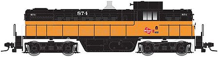 Atlas Model Railroad 10003150 HO Scale Alco RS1 - Standard DC - Classic Silver -- Milwaukee Road 873 (orange, black, TMR Logo on Cab)