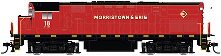 Atlas Model Railroad 10003295 HO Scale Alco C424 Phase 2 - LokSound and DCC - Classic Gold -- Morristown & Erie 18 (red, black, white)