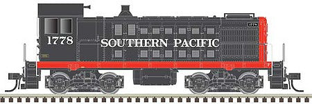 Atlas Model Railroad 10003394 HO Scale Alco S2 - Standard DC - Master(R) Silver -- Southern Pacific 1780 (gray, red)